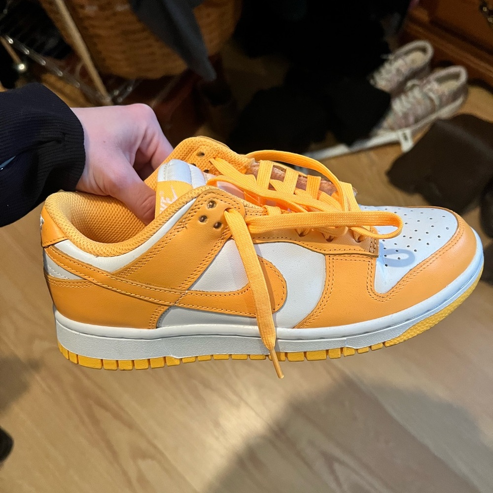 Bright orange dunks